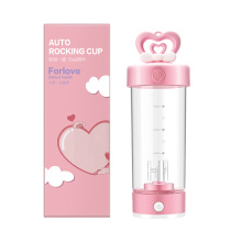 Custom logo 380ml - 600ml outdoor sport plastic Portable self stirring coffee mug/office water bottle